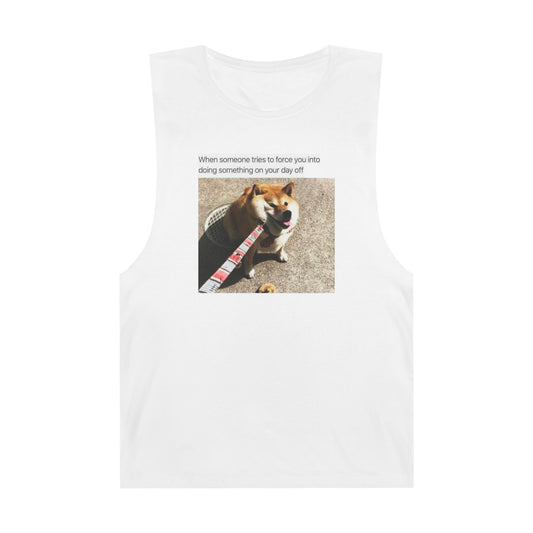 "I Don't Want To Go" Tank Top