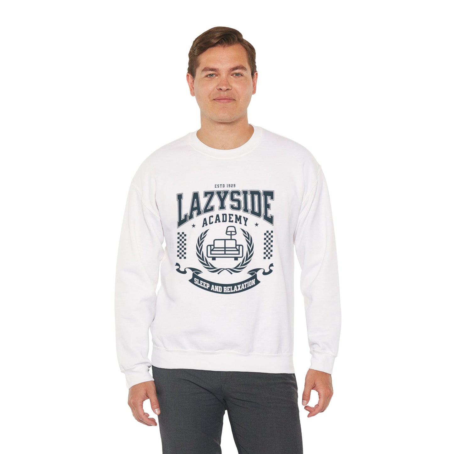 Lazy Side Academy Crewneck Sweatshirt