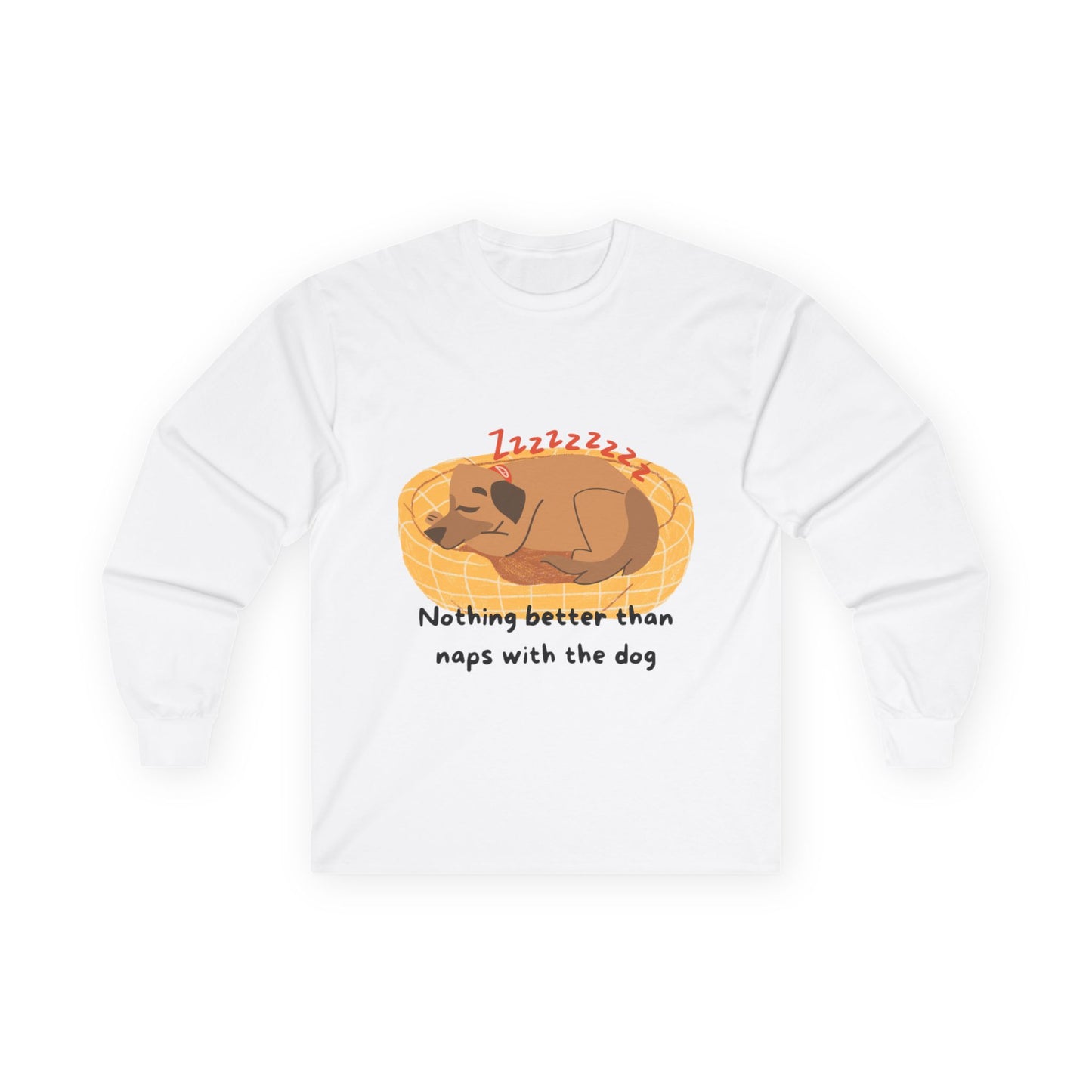 Sleeping with the dog Long Sleeve Tee