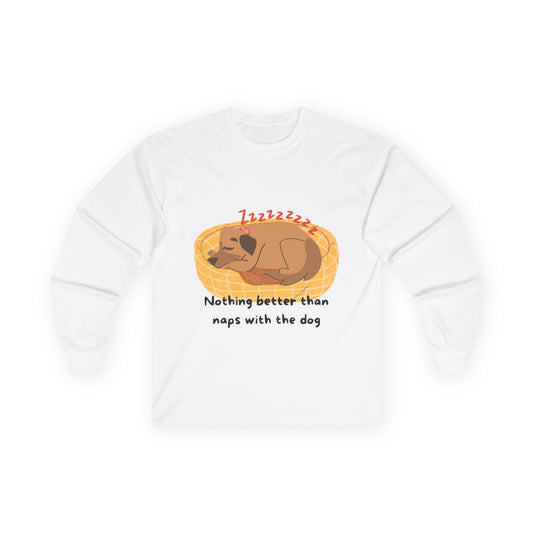 Sleeping with the dog Long Sleeve Tee