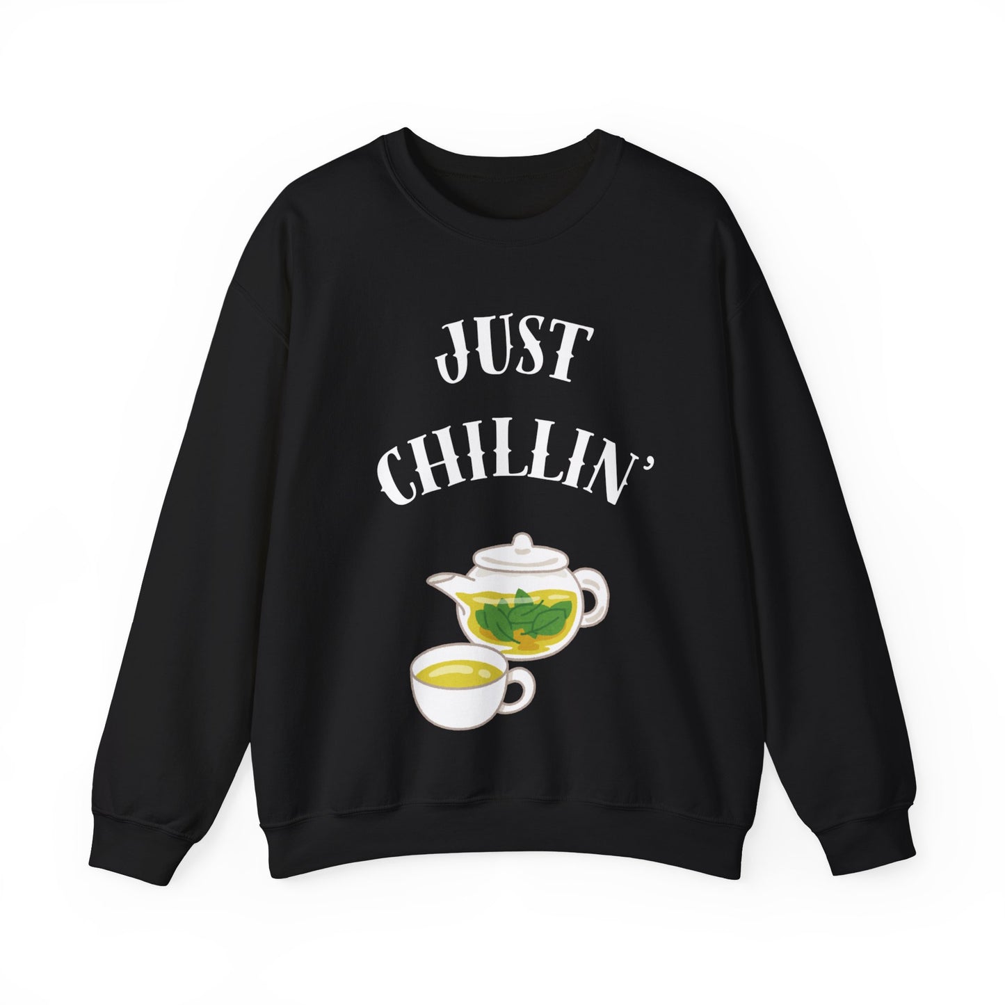 Just chillin’ with tea Crewneck Sweatshirt
