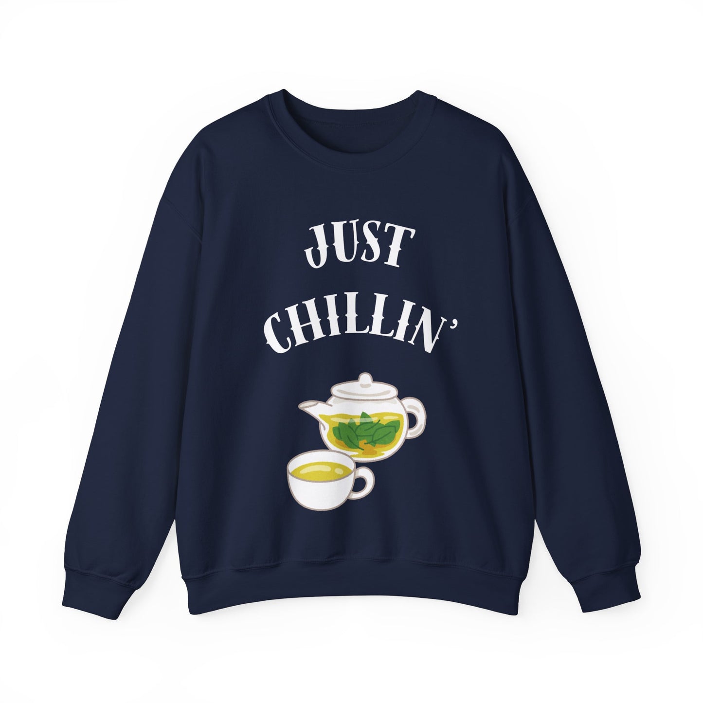 Just chillin’ with tea Crewneck Sweatshirt