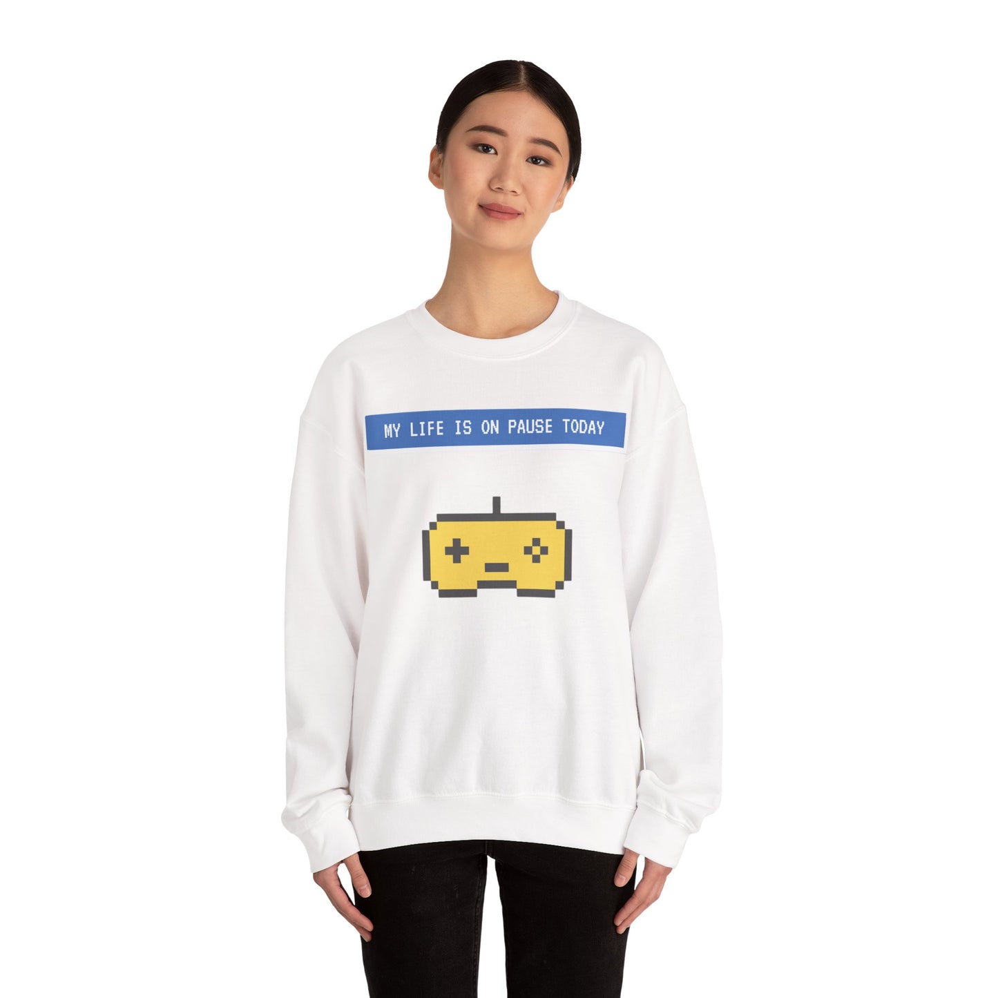 “My game is pause” Crewneck Sweatshirt