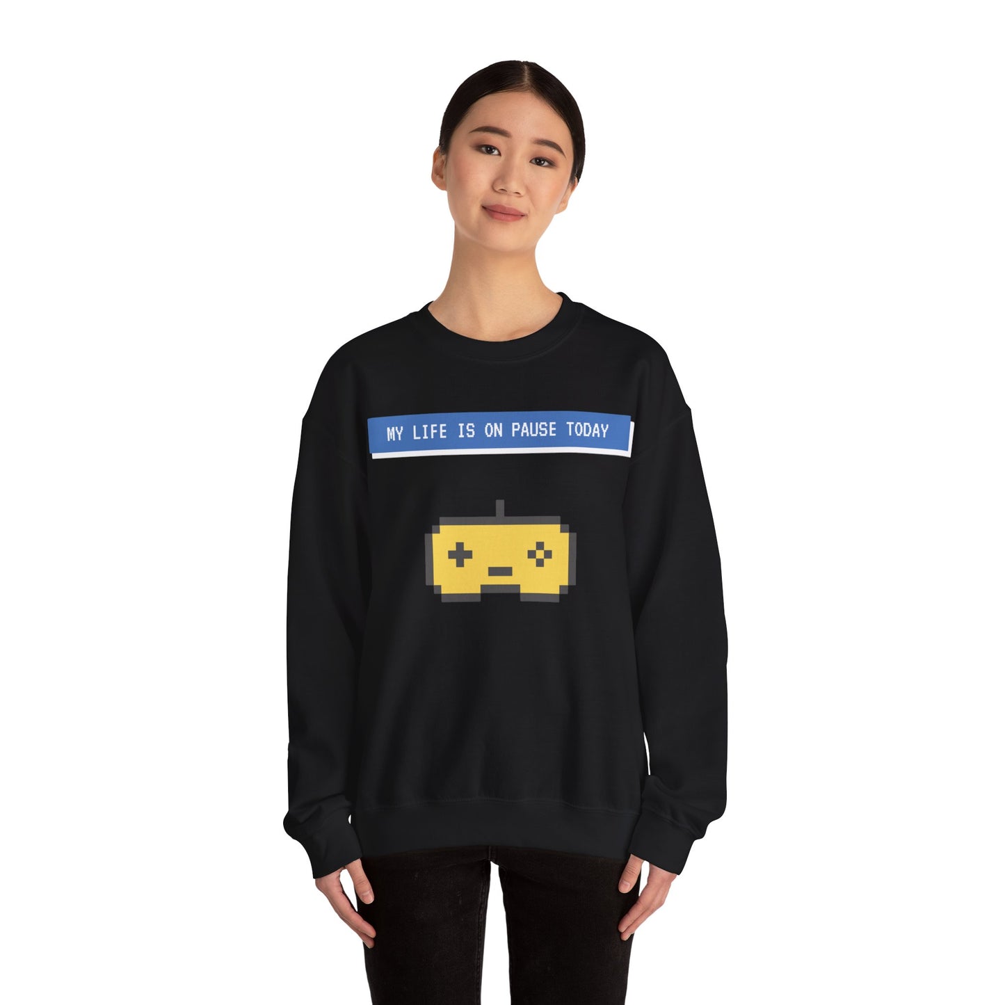 “My game is pause” Crewneck Sweatshirt