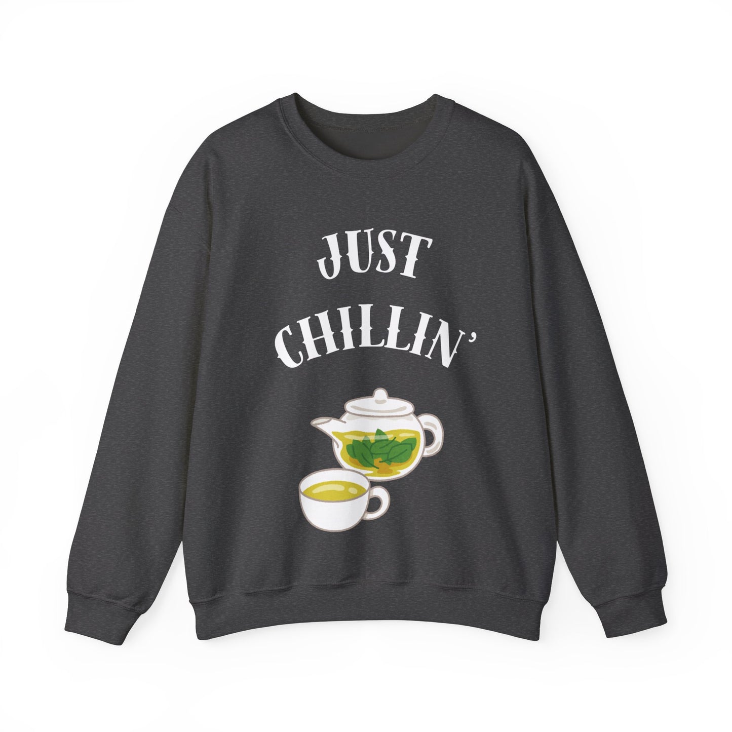 Just chillin’ with tea Crewneck Sweatshirt