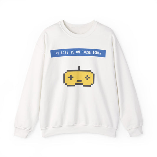 “My game is pause” Crewneck Sweatshirt
