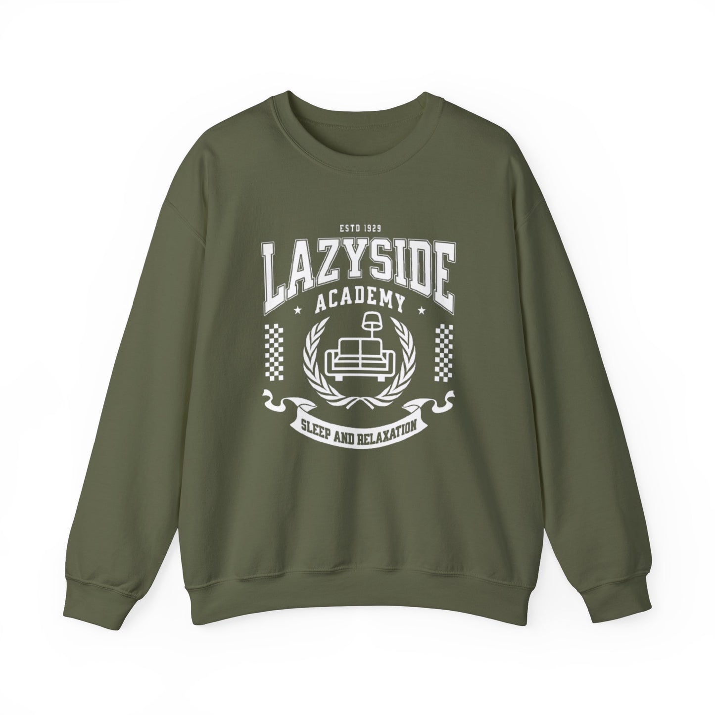 Lazy Side Academy Crewneck Sweatshirt
